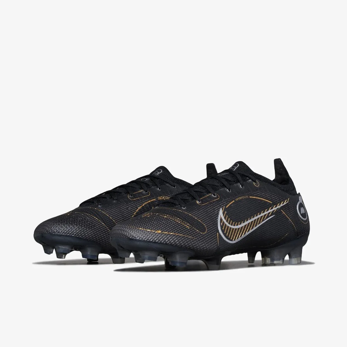 Nike Vapor 14 Elite FG - Black-Gold - Image 3