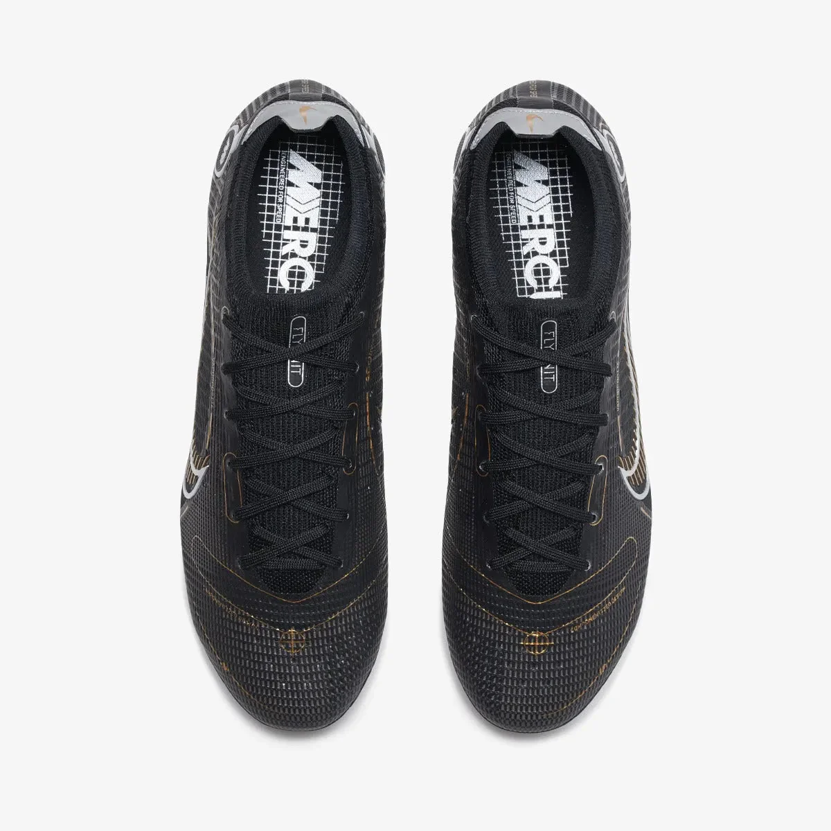 Nike Vapor 14 Elite FG - Black-Gold - Image 4