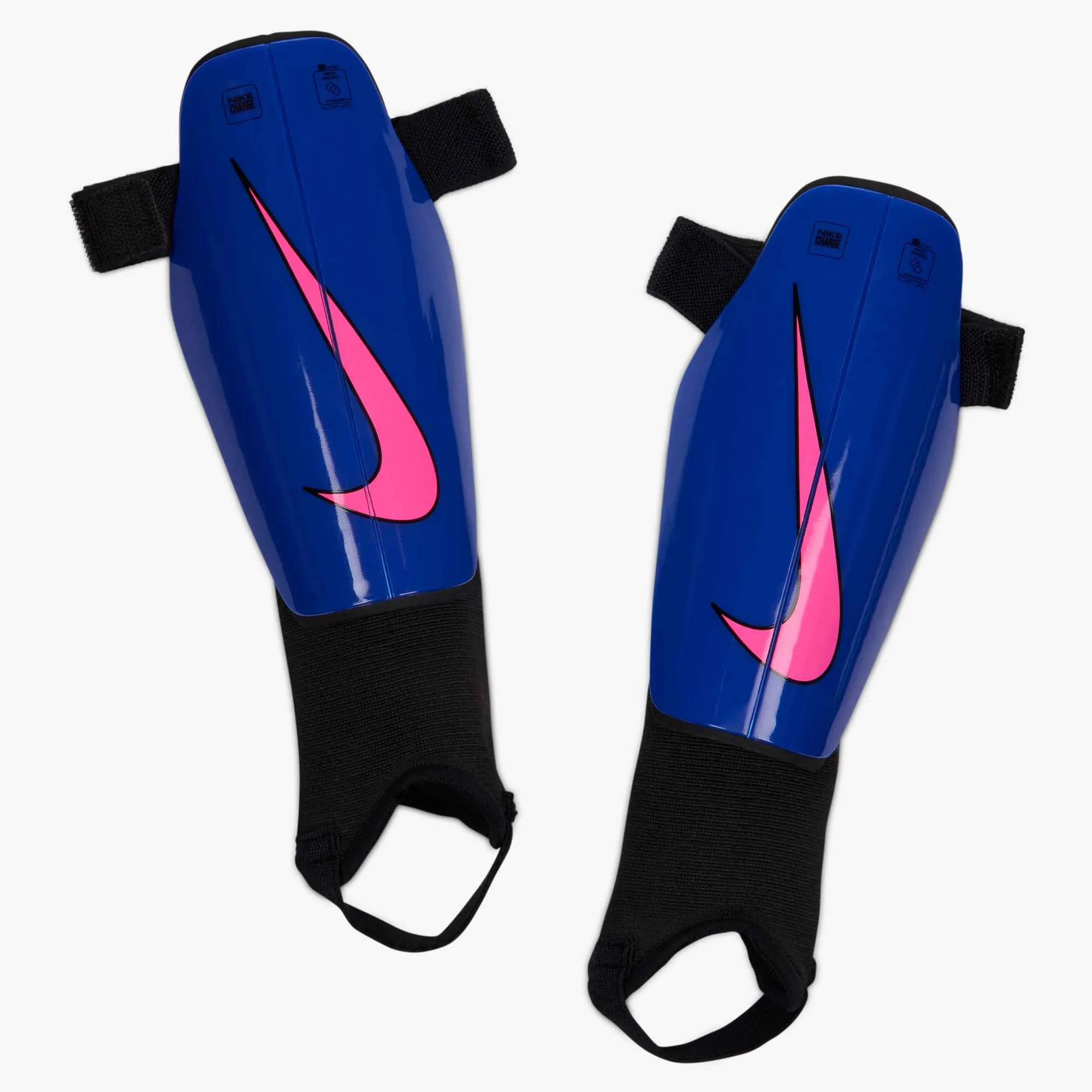 Nike Kids Vapor 16 Club PS Velcro Multi-Ground Blue Soccer Cleats/Shin Guards/Ball Bundle - Image 3