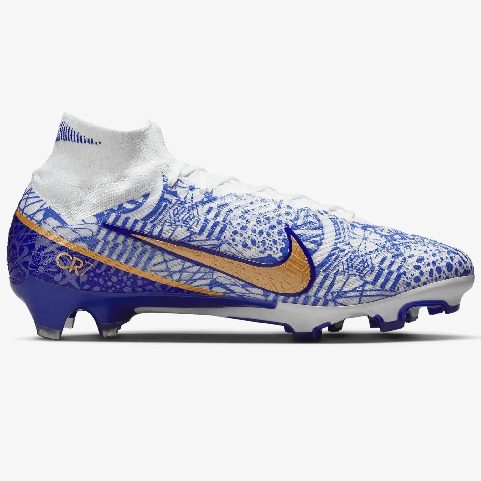 Nike Zoom Superfly 9 Elite CR7 FG - White-Metallic Copper - Image 2