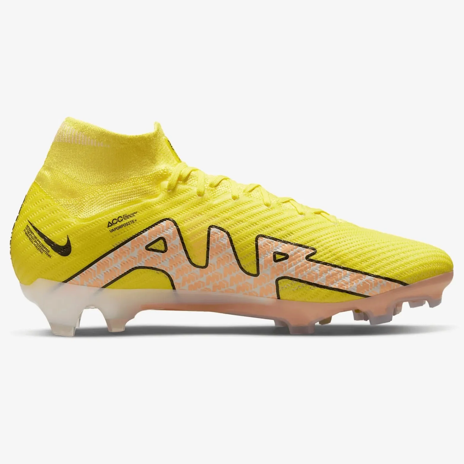 Nike Zoom Superfly 9 Elite FG - Yellow Strike-Sunset Glow - Image 2