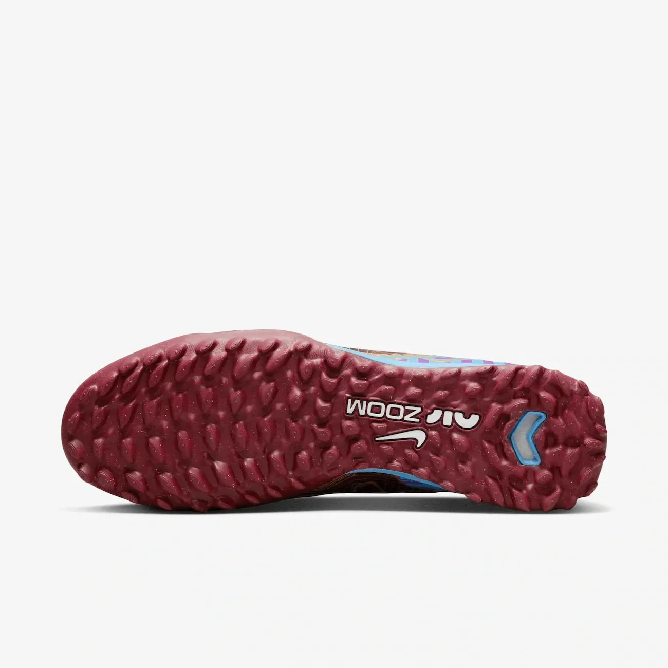 Nike Zoom Vapor 15 Academy KM Turf - Dark Beetroot-Gold - Image 5