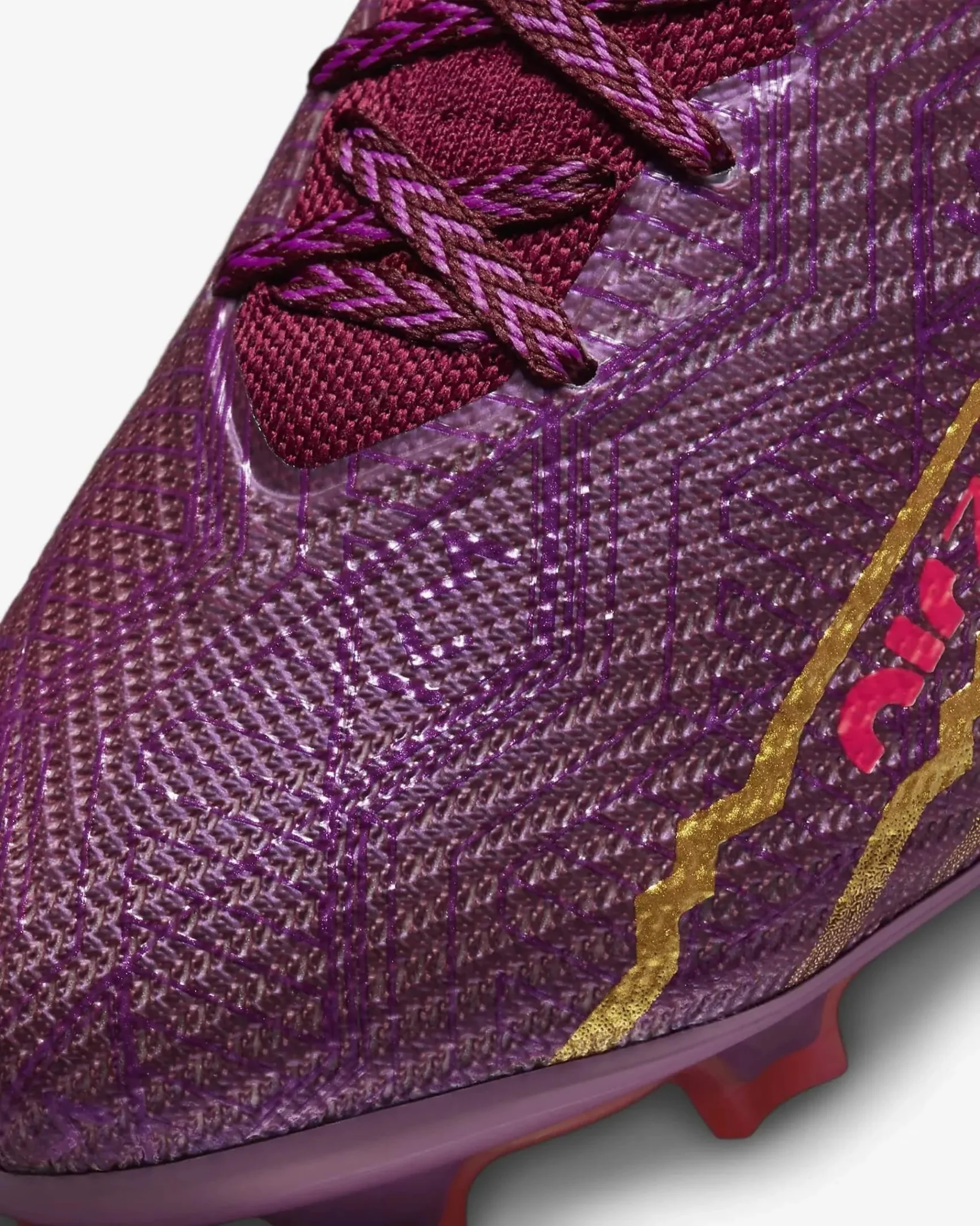 Nike Zoom Vapor 15 Elite KM FG - Dark Beetroot-Gold - Image 7