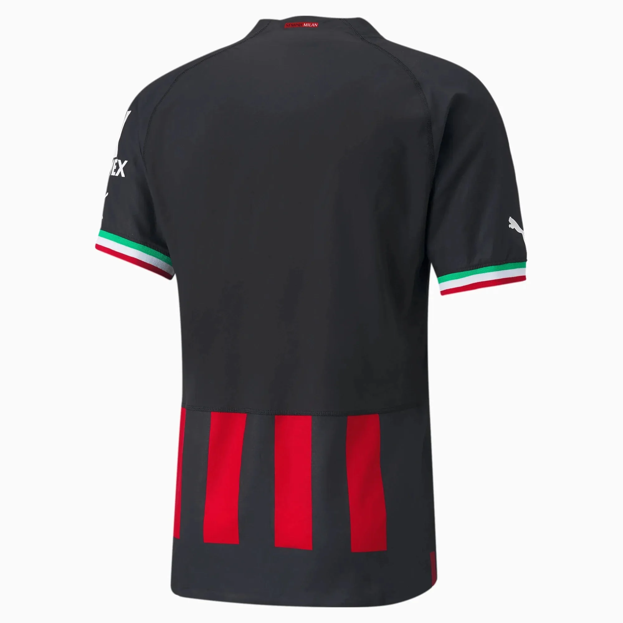 Puma 2022-23 AC Milan Authentic Home Jersey - Black-Red - Image 3