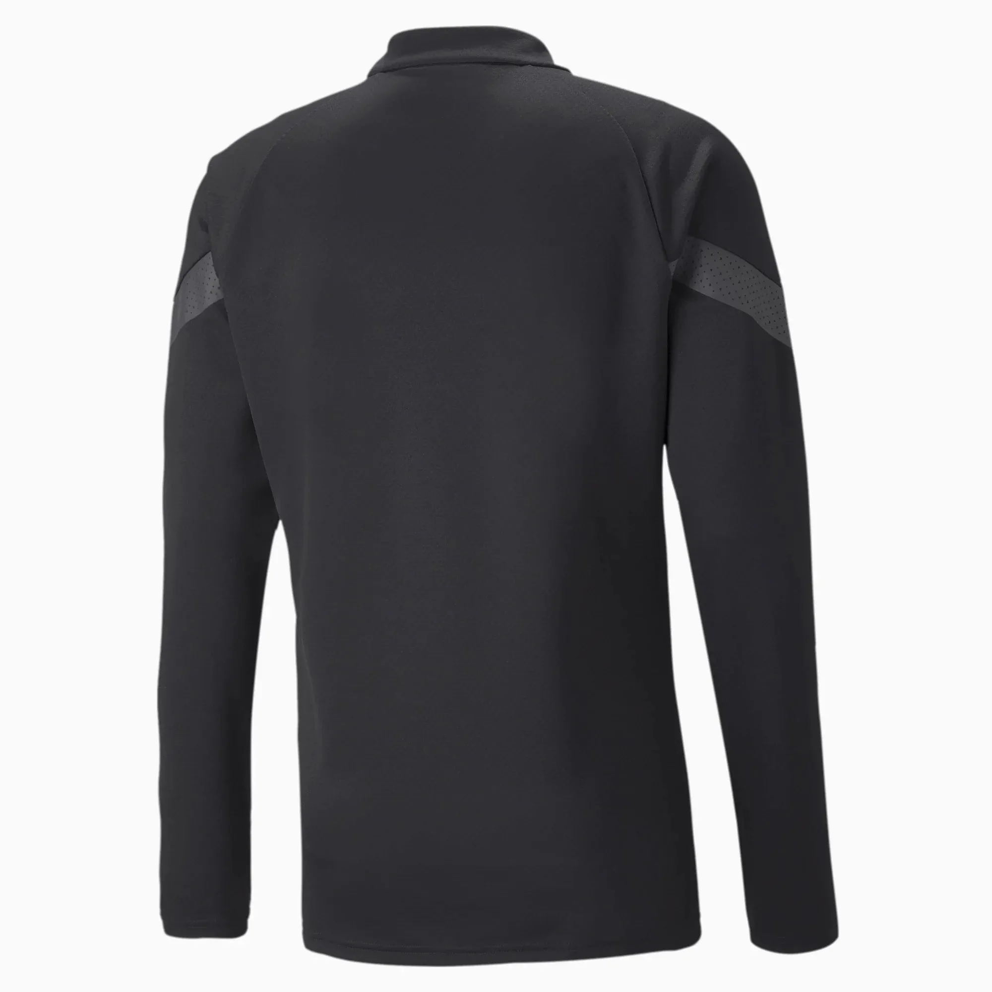 Puma 2022-23 AC Milan Quarter Zip Training Top - Black-Red - Image 2