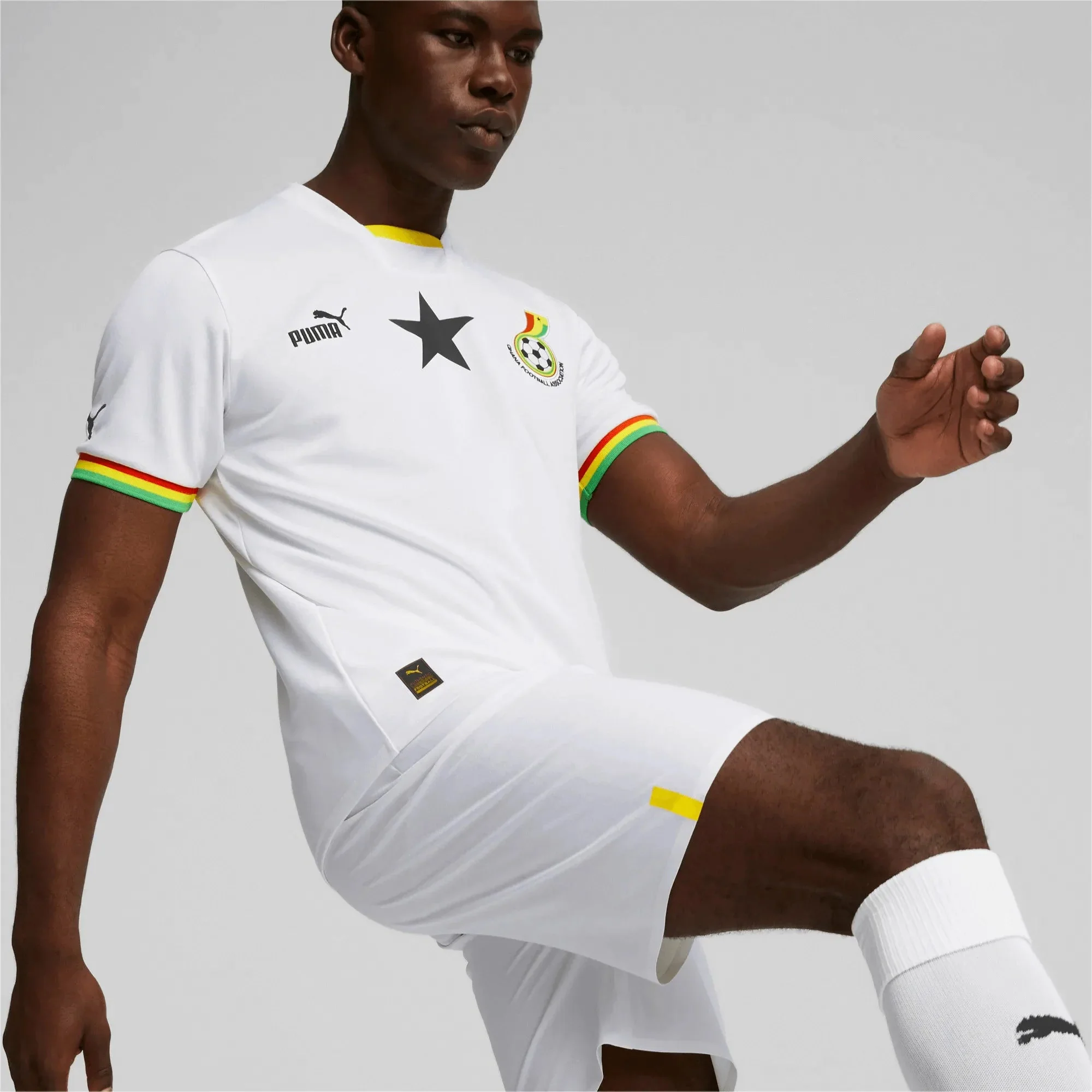 Puma 2022-23 Ghana Home Jersey - White - Image 3