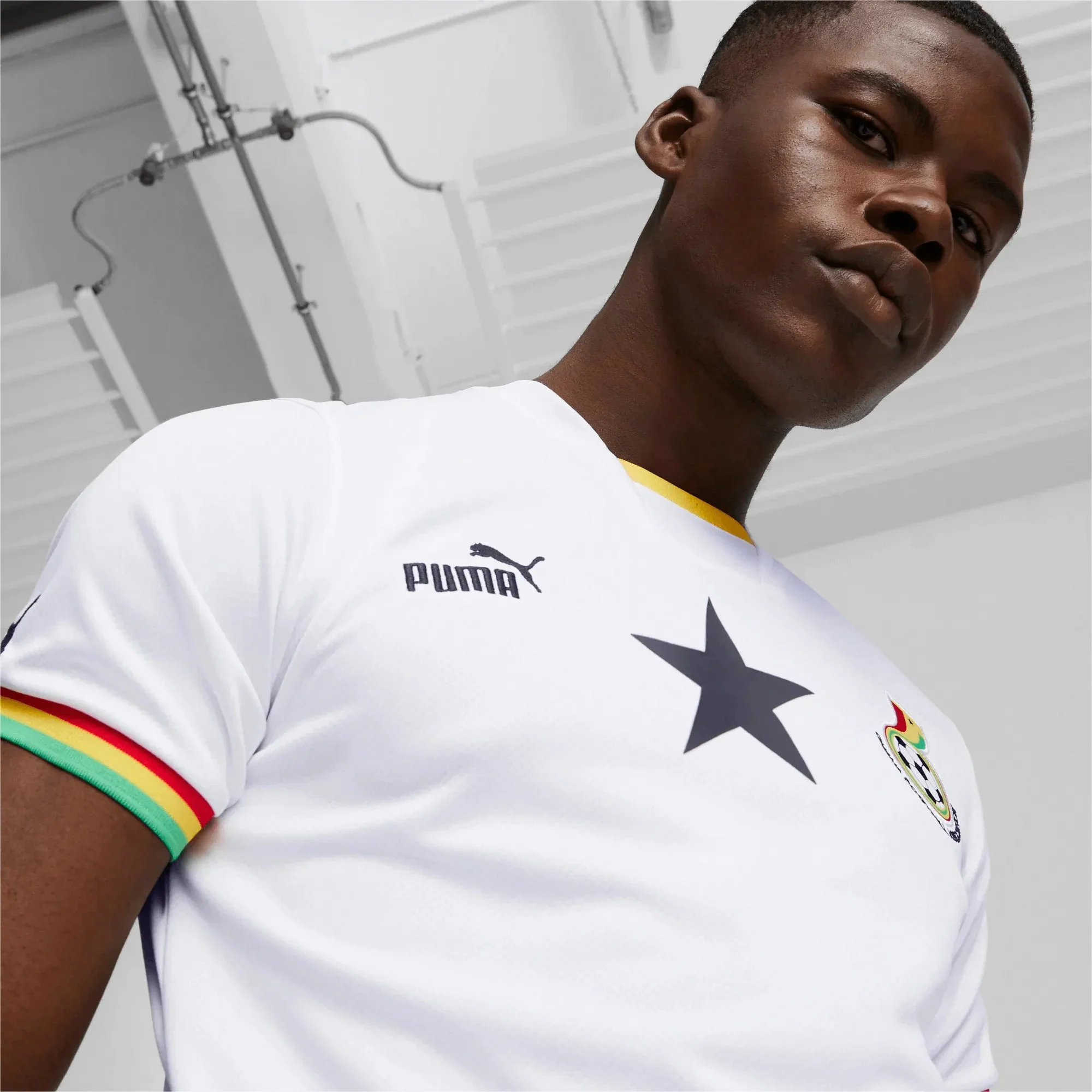 Puma 2022-23 Ghana Home Jersey - White - Image 5