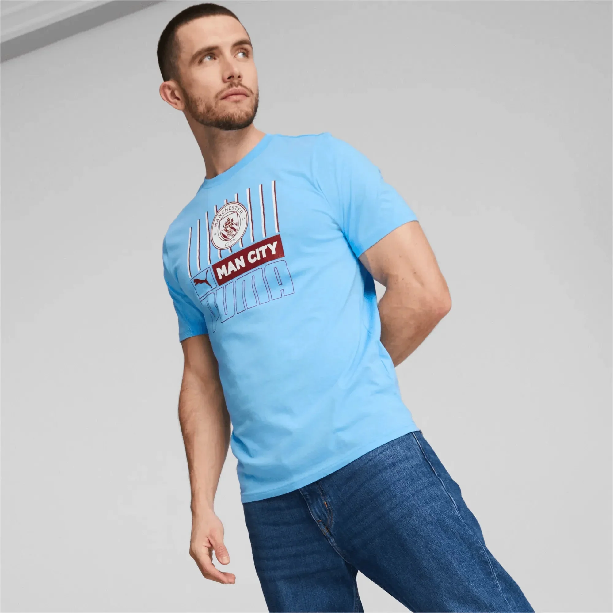 Puma 2022-23 Manchester City Men's FTBL Core Tee - Image 3