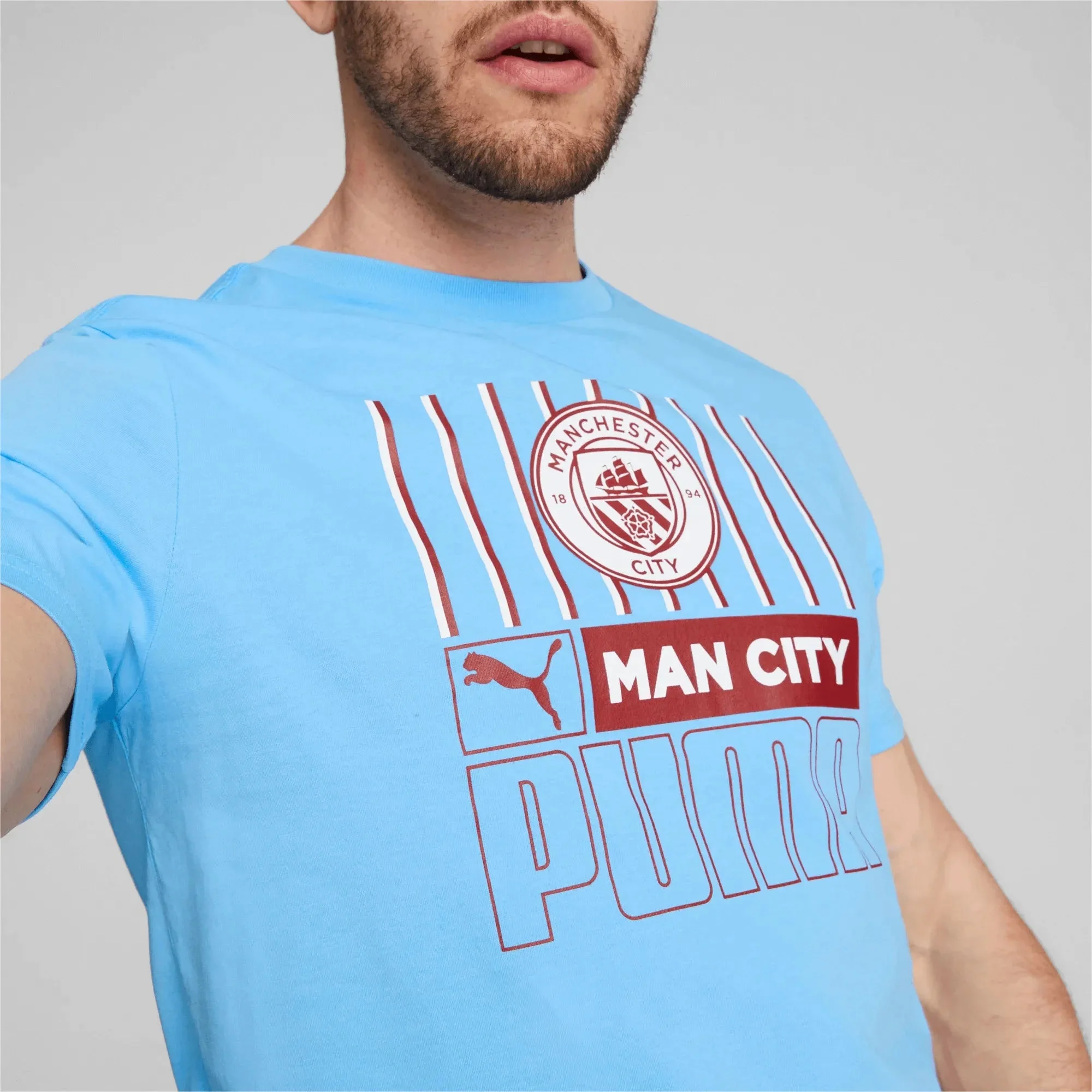 Puma 2022-23 Manchester City Men's FTBL Core Tee - Image 5