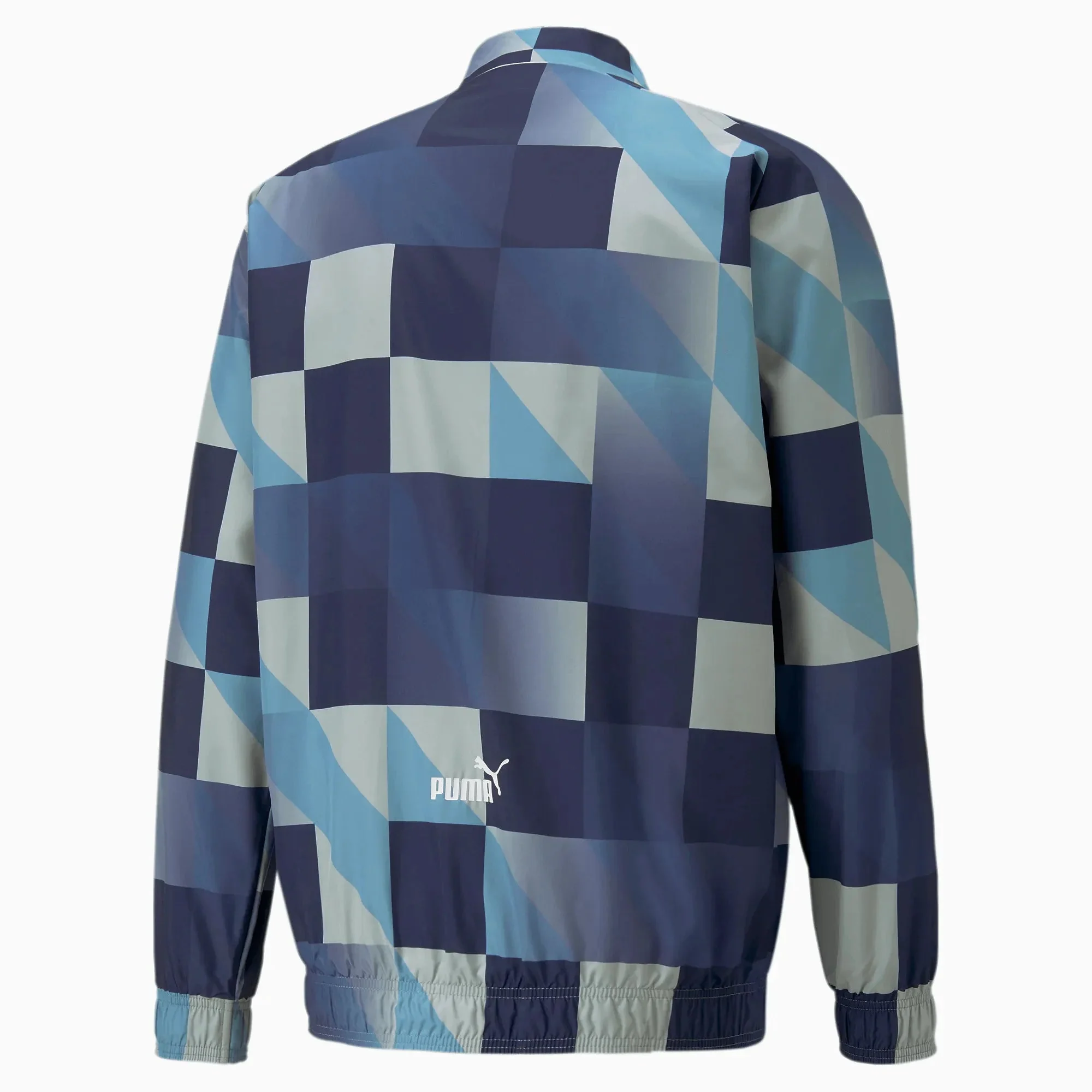 Puma 2022-23 Manchester City Pre-Match Match Jacket - Gray - Navy - Image 2