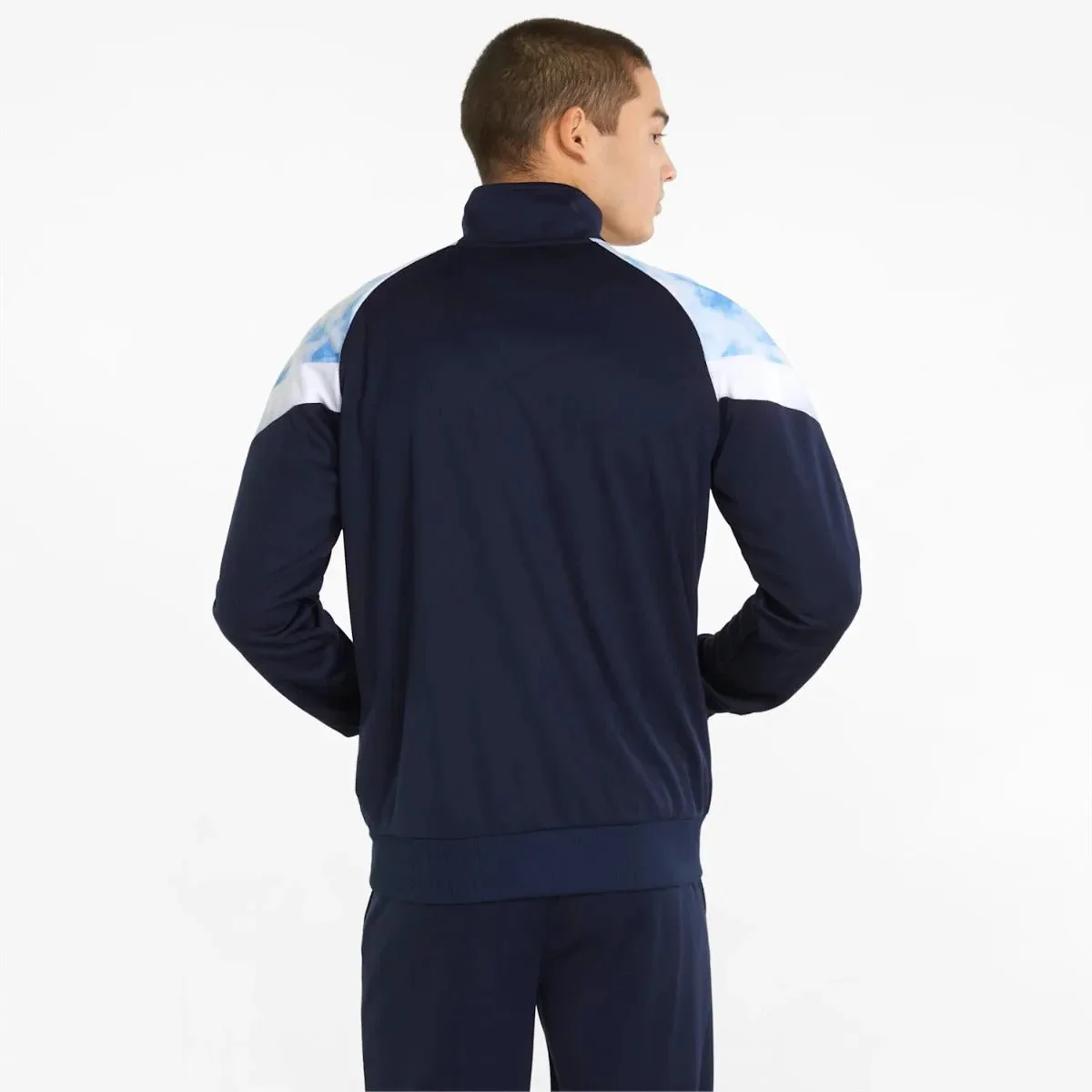 Puma 2022 Manchester City Iconic Track Jacket - Navy-White - Image 4