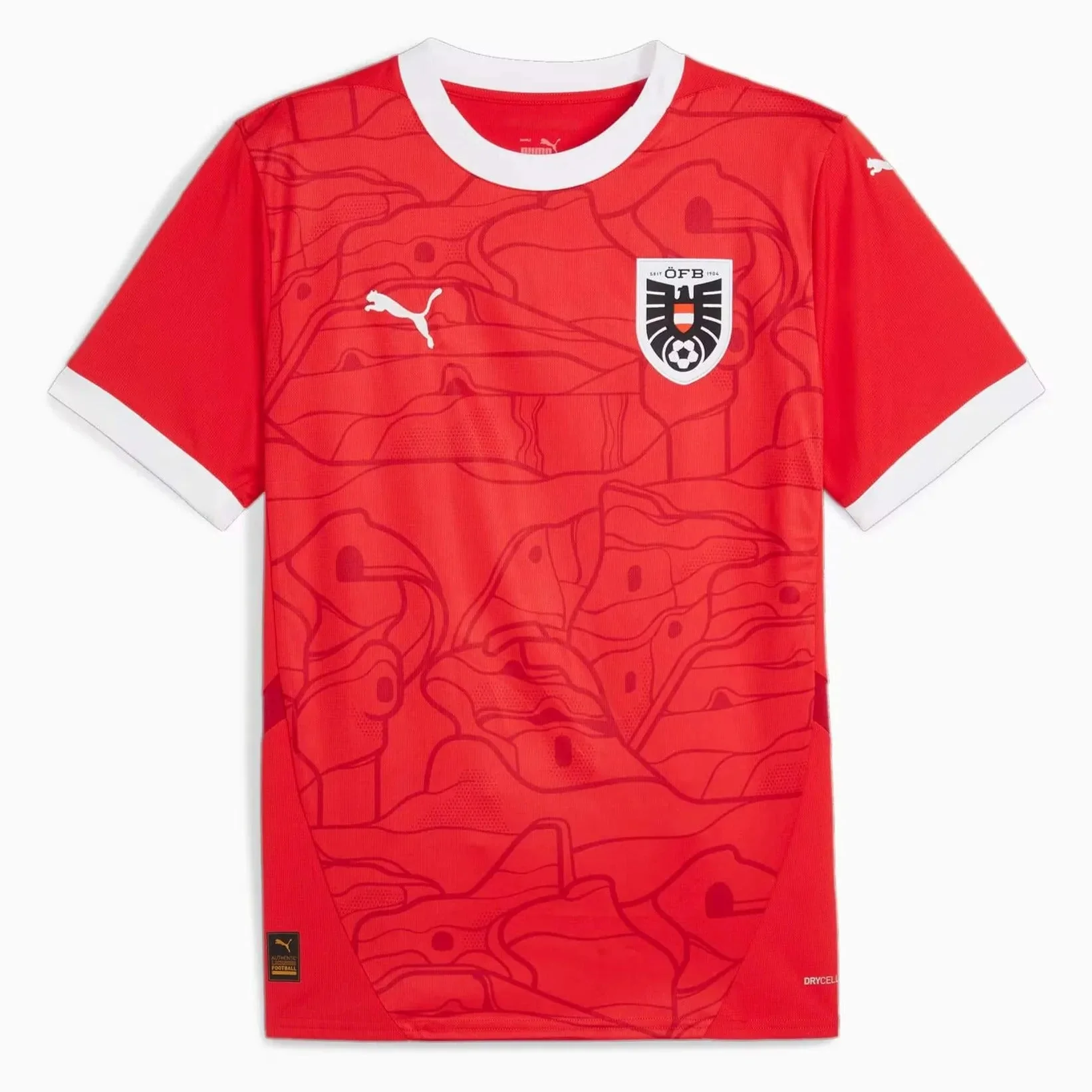 Puma 2024-25 Austria Men's Stadium Home Jersey