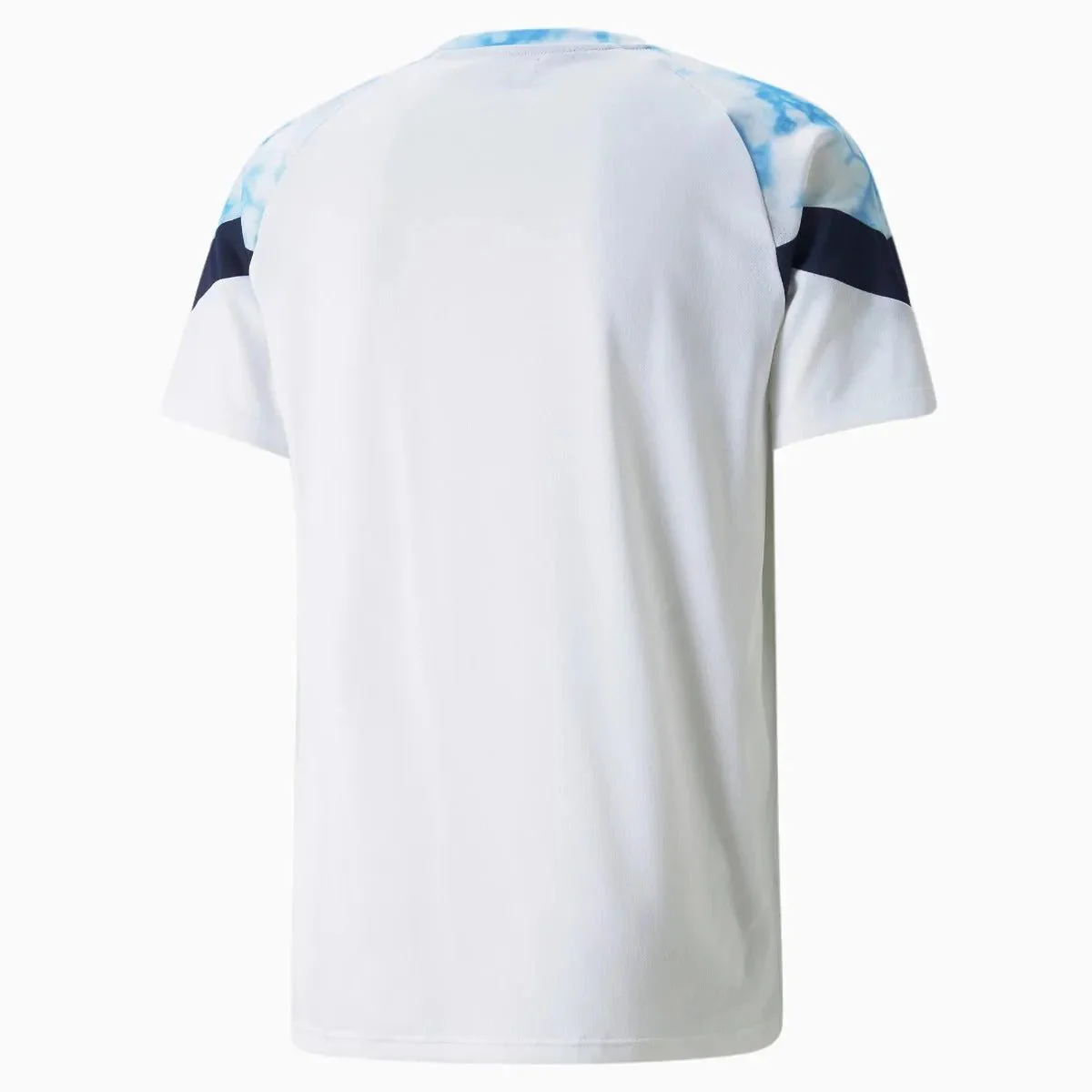 Puma 21-22 Manchester City Iconic MCS Tee - White-Light Blue - Image 2
