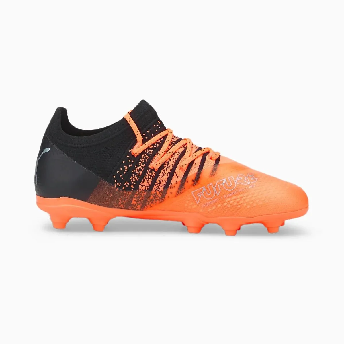 Puma Junior Future 2.3 FG-AG - Neon Citrus-Silver-Black - Image 3