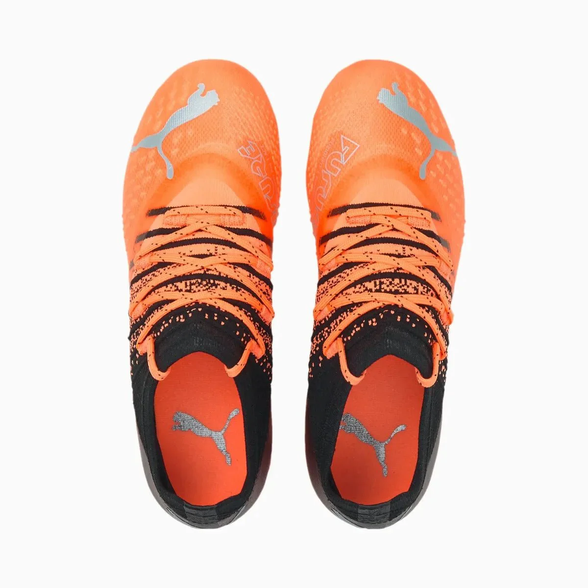 Puma Kids Future 2.3 FG-AG - Neon Citrus-Silver-Black - Image 4