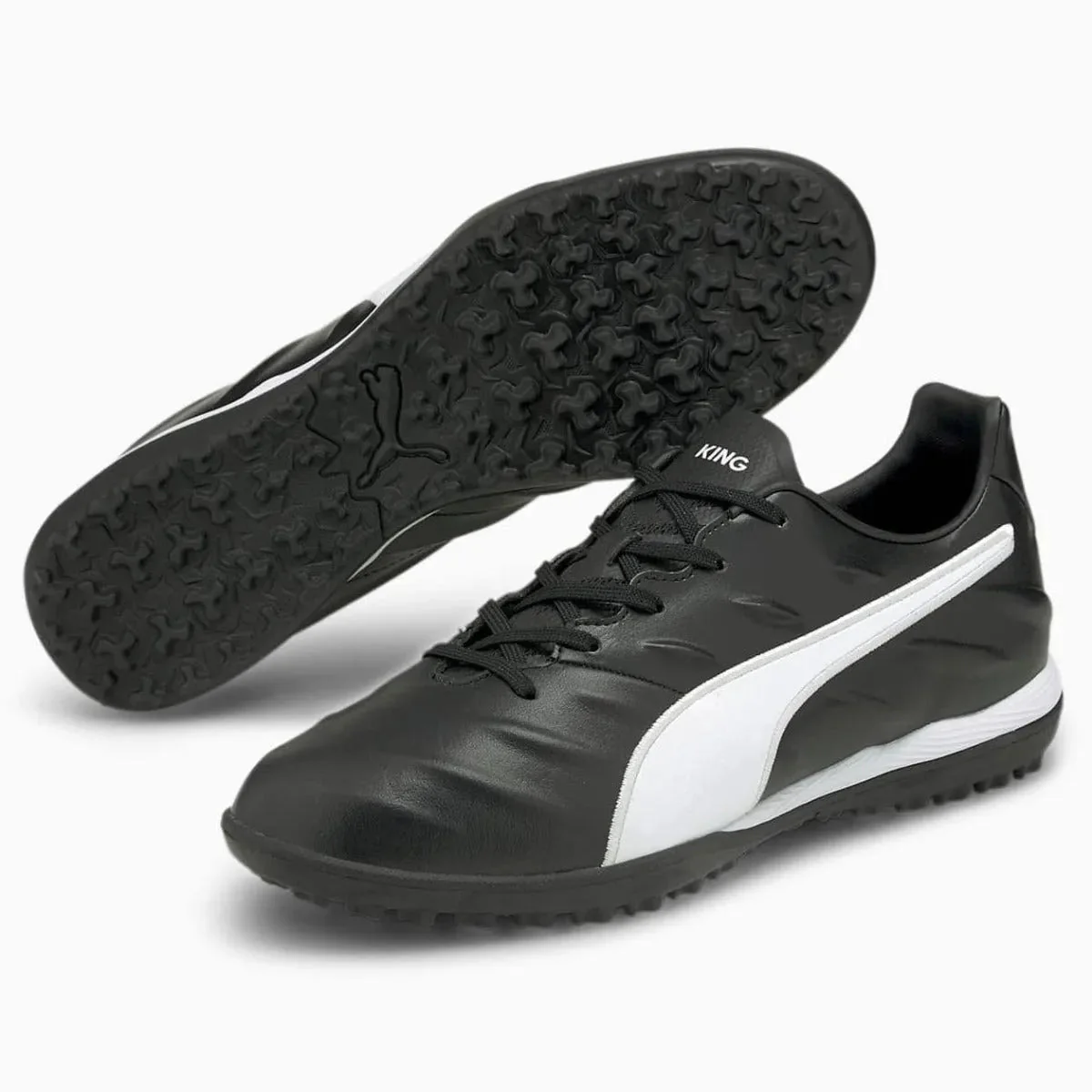 Puma King PRO 21 TF - Black-White