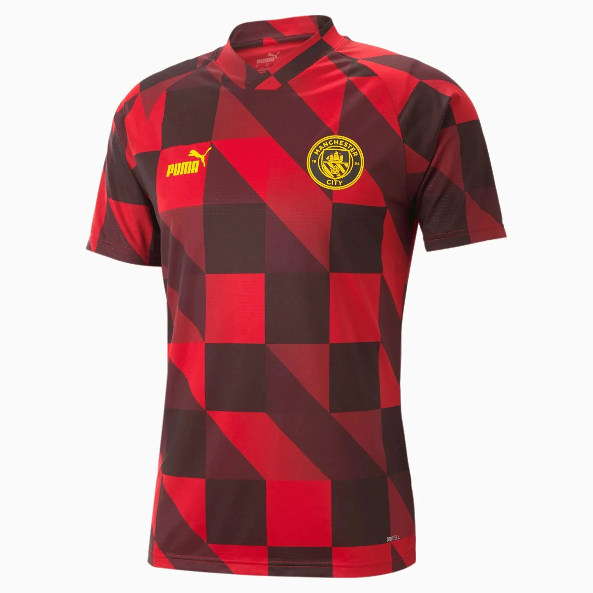 Puma 2023 Manchester City Pre-Match Jersey - Red - Black