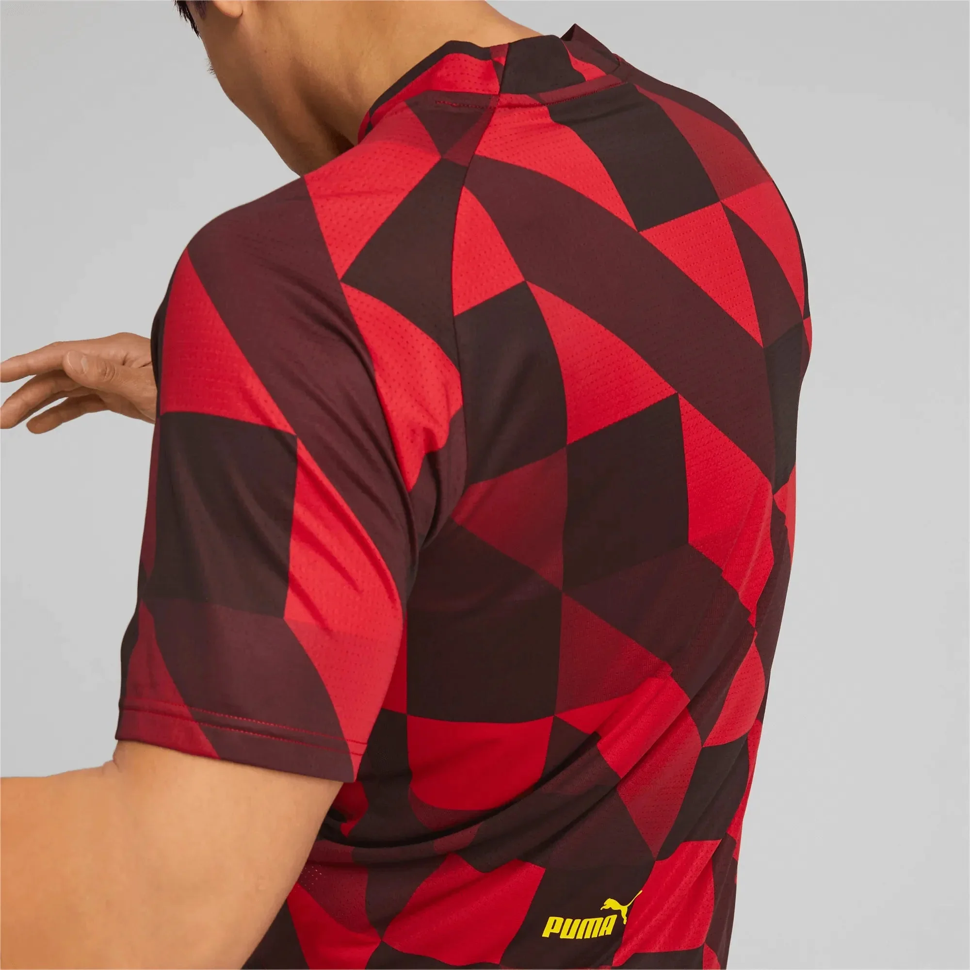 Puma 2023 Manchester City Pre-Match Jersey - Red - Black - Image 6