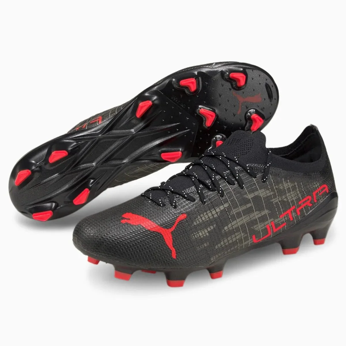 Puma Ultra 1.3 FG-AG - Black-Sunblazing