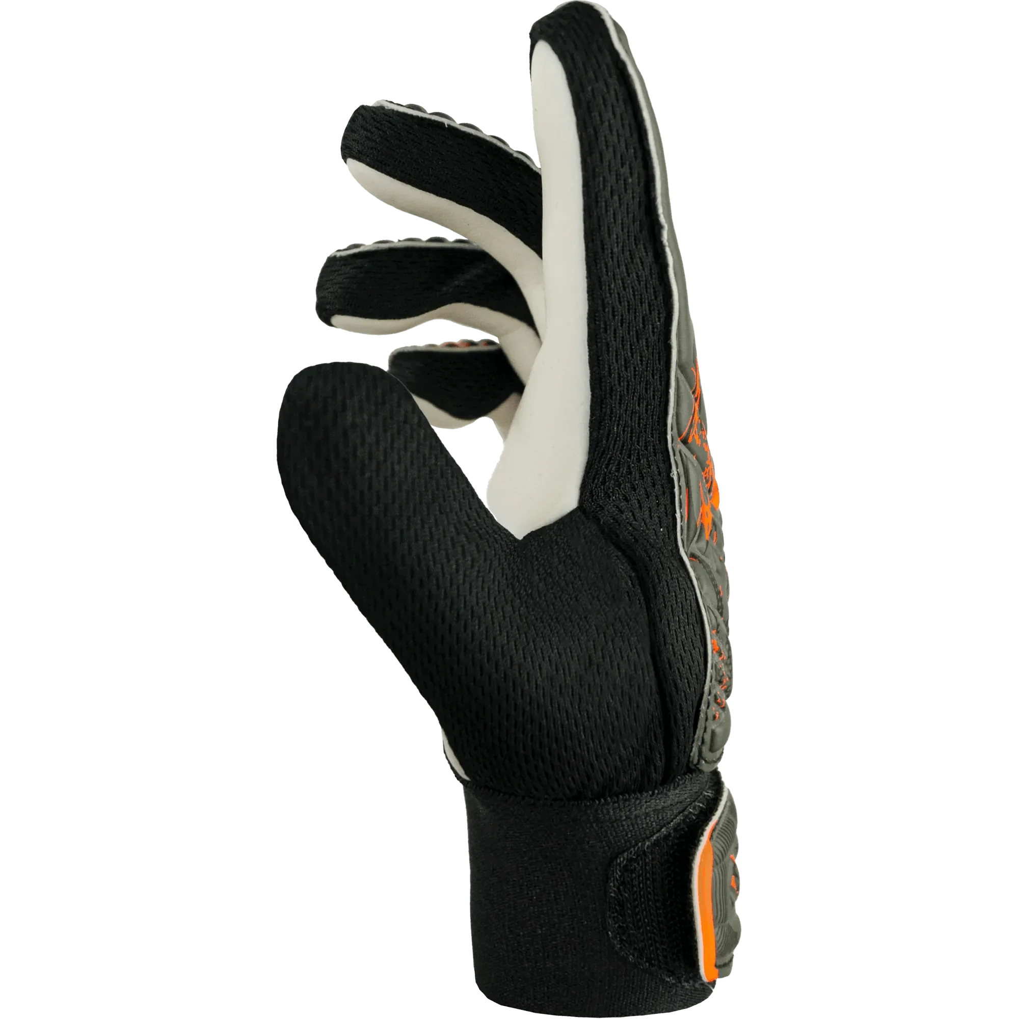 Reusch  JR Attrakt Starter Solid Goalkeeper Gloves - Desert Green-Orange - Image 3