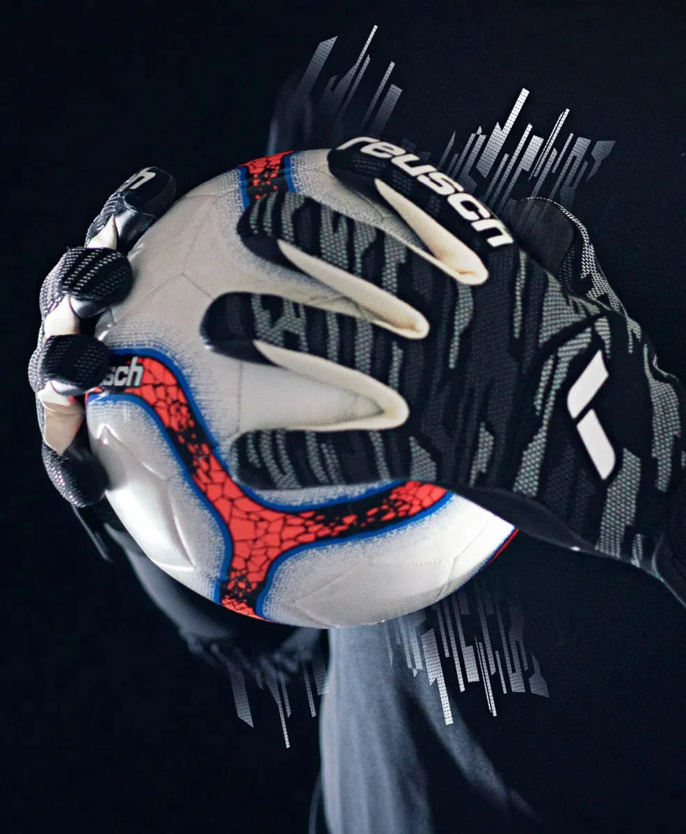 Reusch Pure Contact Infinity Goalkeeper Gloves - Black - Image 5