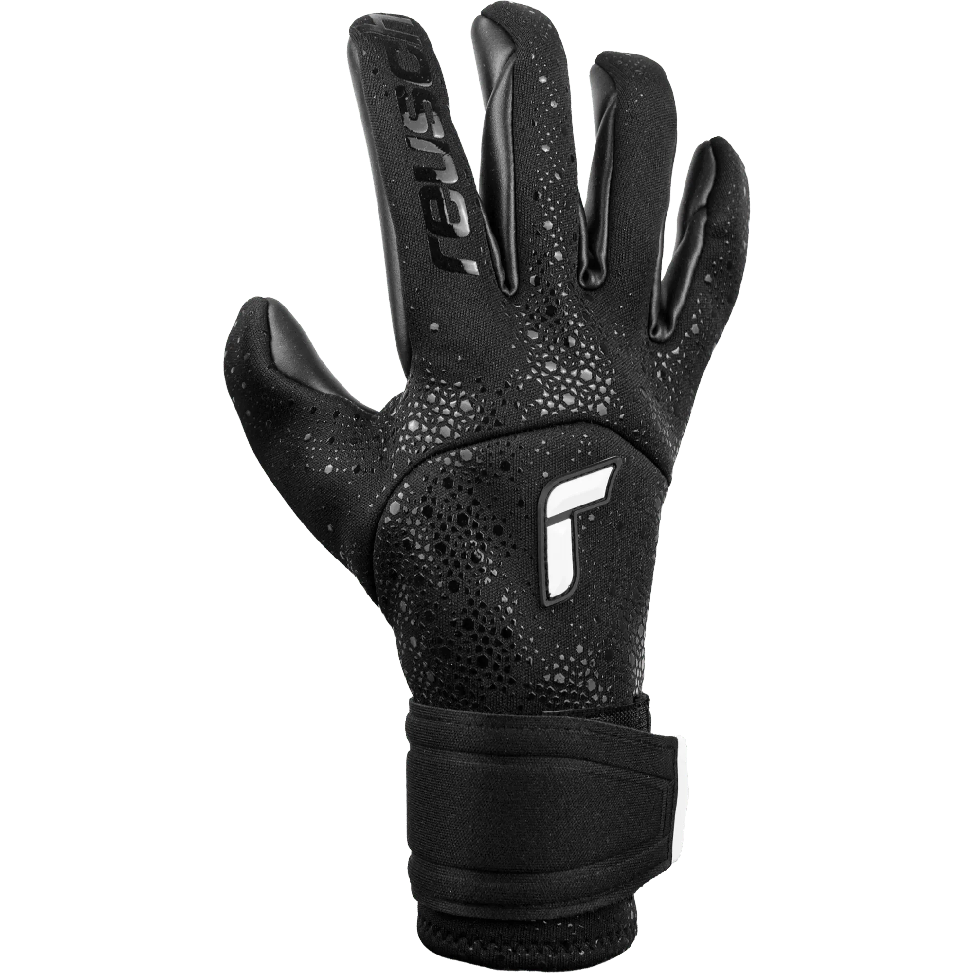 Reusch Pure Contact Infinity Goalkeeper Gloves - Black-White - Image 2