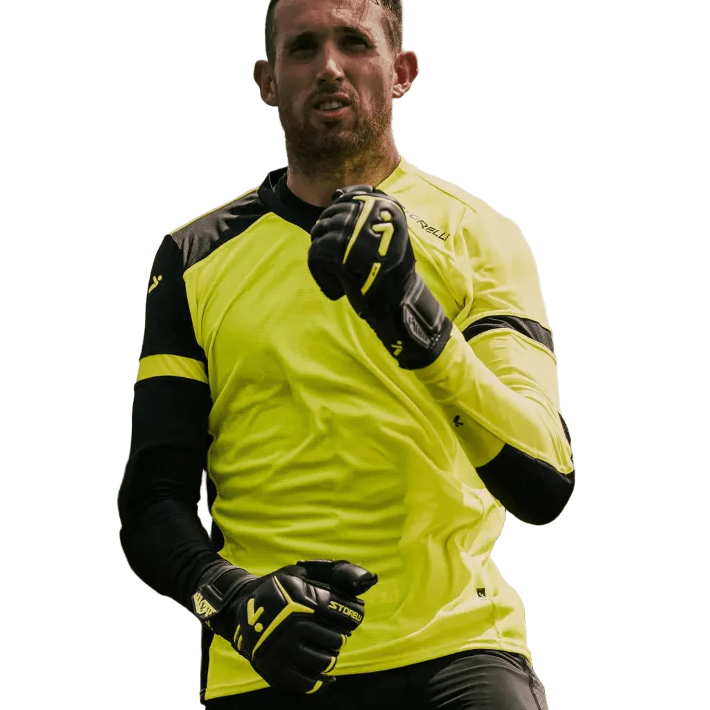 Storelli Exoshield Gladiator Youth Goalkeeper Jersey - Volt - Image 2