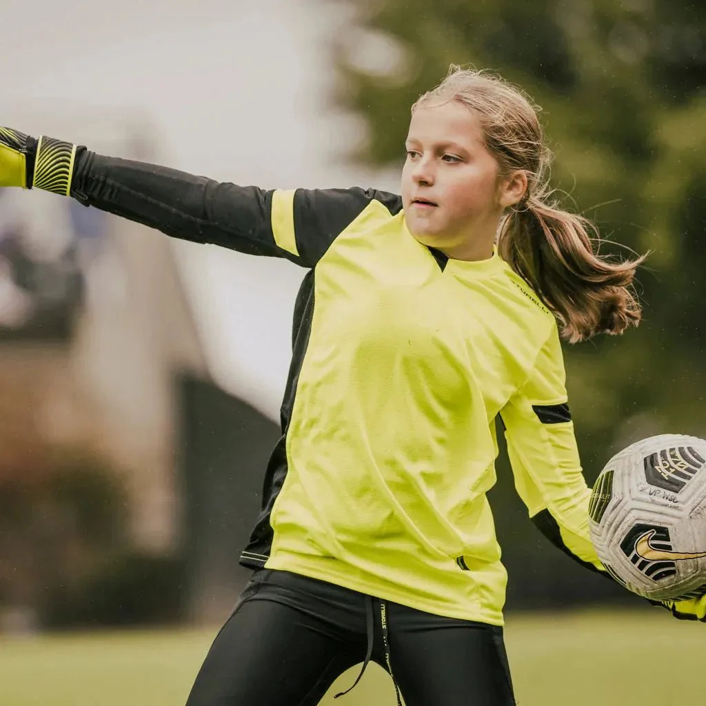 Storelli Exoshield Gladiator Youth Goalkeeper Jersey - Volt - Image 6
