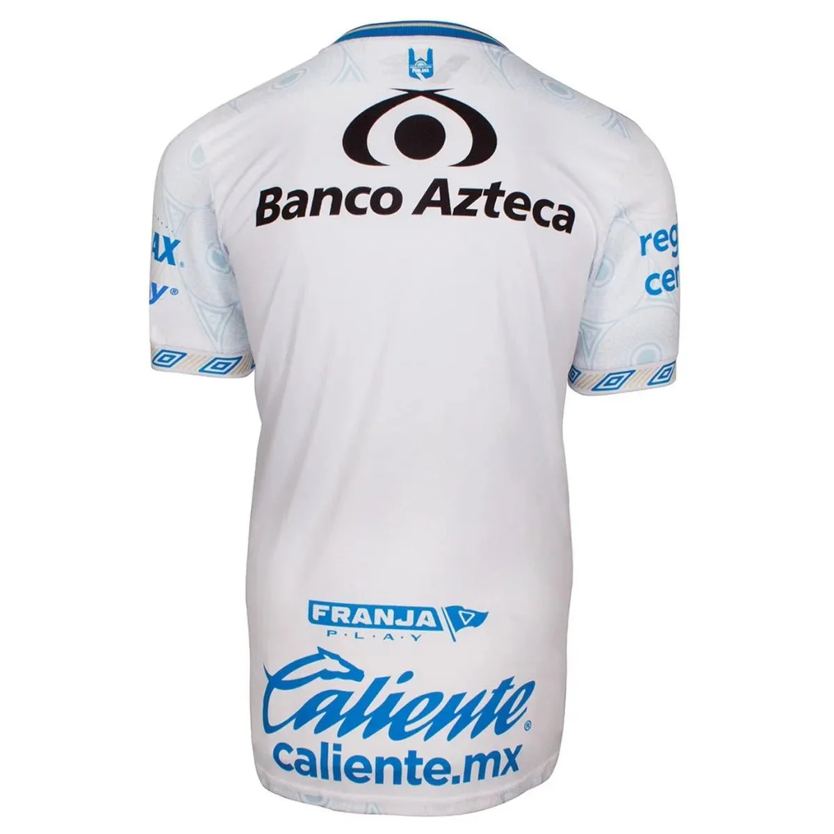 Umbro 2021-22 Puebla Home Jersey - White-Blue - Image 2