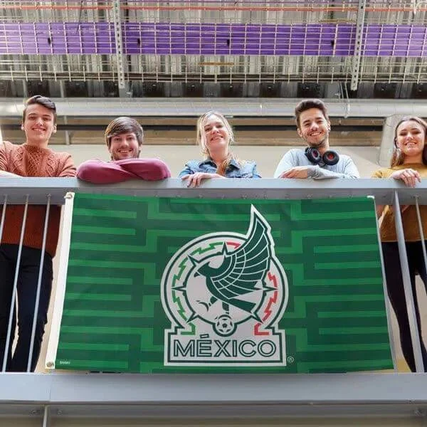 Wincraft Mexico Soccer Deluxe Flag 3x5 - Image 2