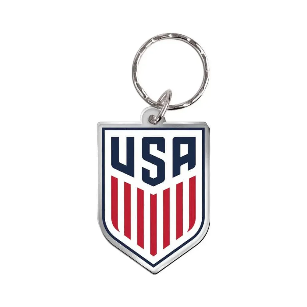 Wincraft USA Acrylic Key Ring - White-Red